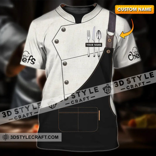 Unisex Shirt - Custom Name Basic Chefs T-Shirt