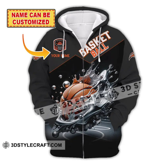 Unisex Shirt, Custom Name Basketball Shirt, Basketball Club Uniform, Basketball T-Shirt style option 2