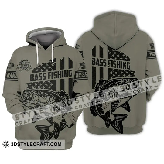 Unisex Shirt - Custom Name Bass Fishing Shirt style option 3