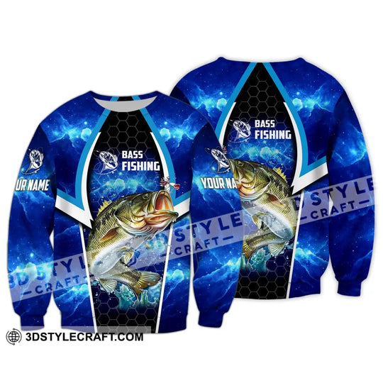 Unisex Shirt - Custom Name Bass Fishing Shirt style option 4