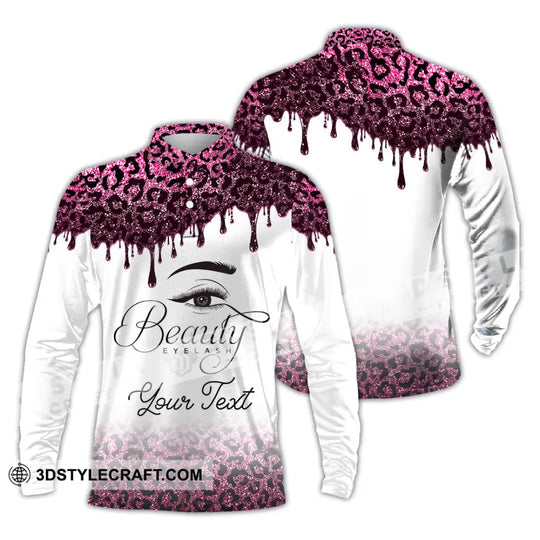 Unisex Shirt - Custom Name Shirt Beautiful Eyelash style option 3