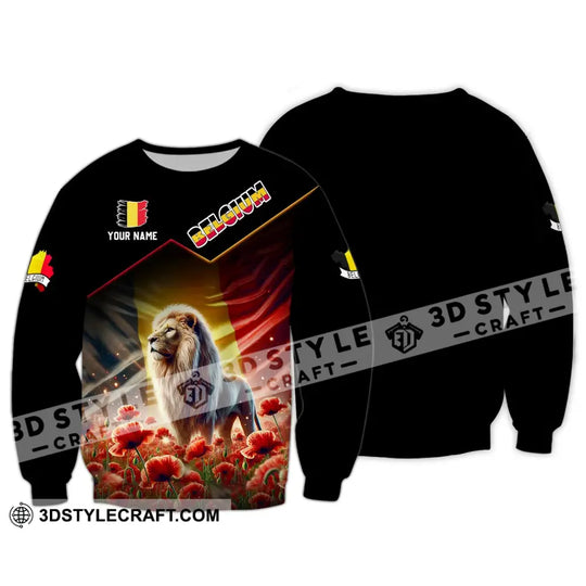 Unisex Shirt - Custom Name Shirt, Belgium National Team Euro 2024 style option 4