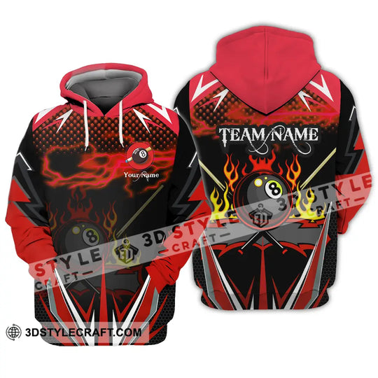 Unisex Shirt - Custom Name Shirt Billiards style option 4
