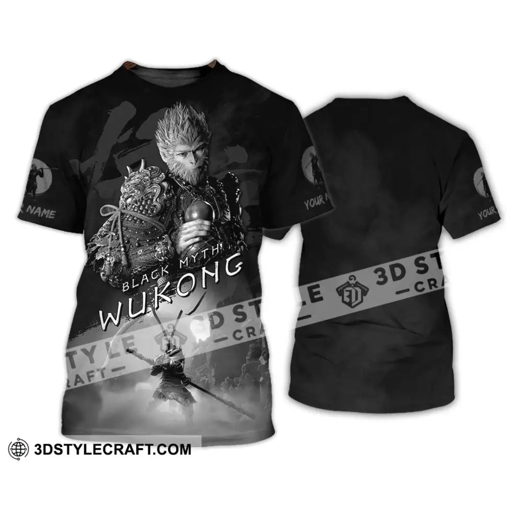 Unisex Shirt - Custom Name Black Myth Wukong General T-Shirt / S T-Shirt