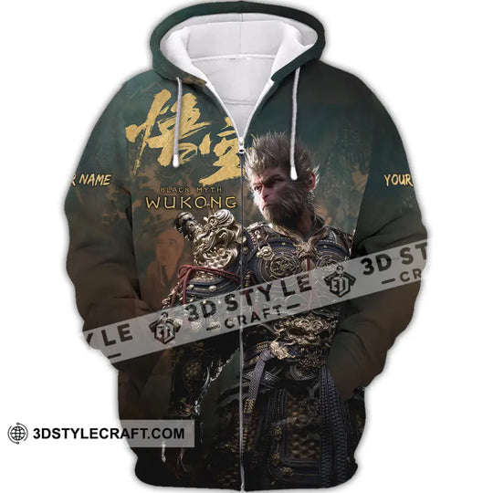 Unisex Shirt - Custom Name Black Myth Wukong Shirt General style option 2