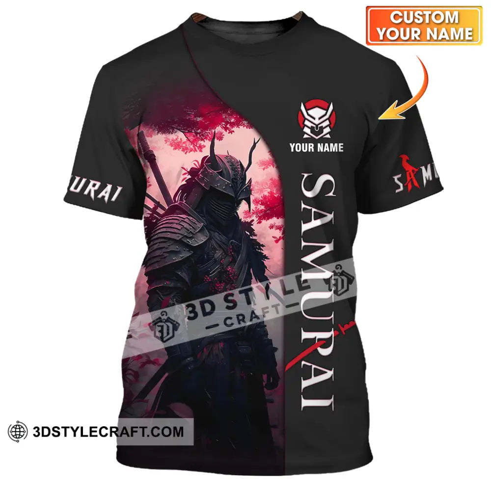 Unisex Shirt - Custom Name Blood Samurai T-Shirt