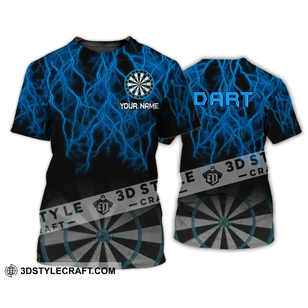 Unisex Shirt - Custom Name Blue Dart T-Shirt / S T-Shirt