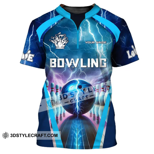 Unisex Shirt, Custom Name Bowling Shirt, Bowling Club Hoodie Shirt, Bowling Player Gift style option 2