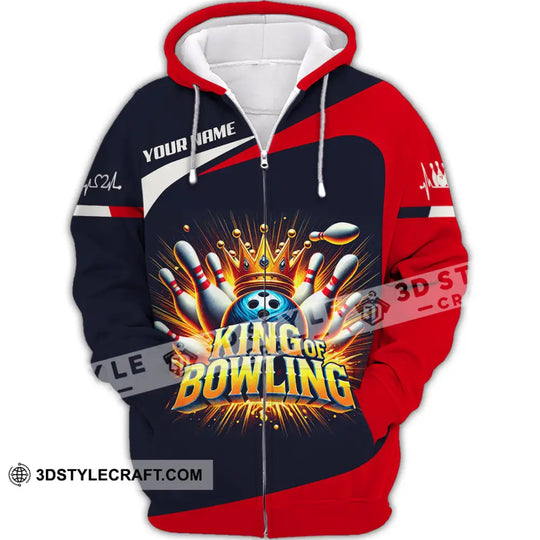Unisex Shirt, Custom Name Bowling Shirt, Bowling Polo Long Sleeve Shirt, Bowling Gift style option 3
