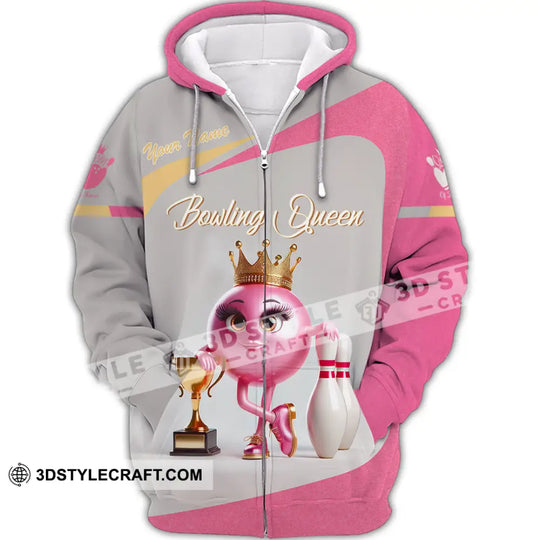Unisex Shirt, Custom Name Bowling Shirt, Bowling Polo Long Sleeve, Bowling T-Shirt style option 3