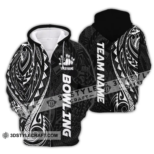 Unisex Shirt, Custom Name Bowling Polo Shirt, Bowling T-Shirt, Bowling Hoodie Long Sleeve Shirt style option 3