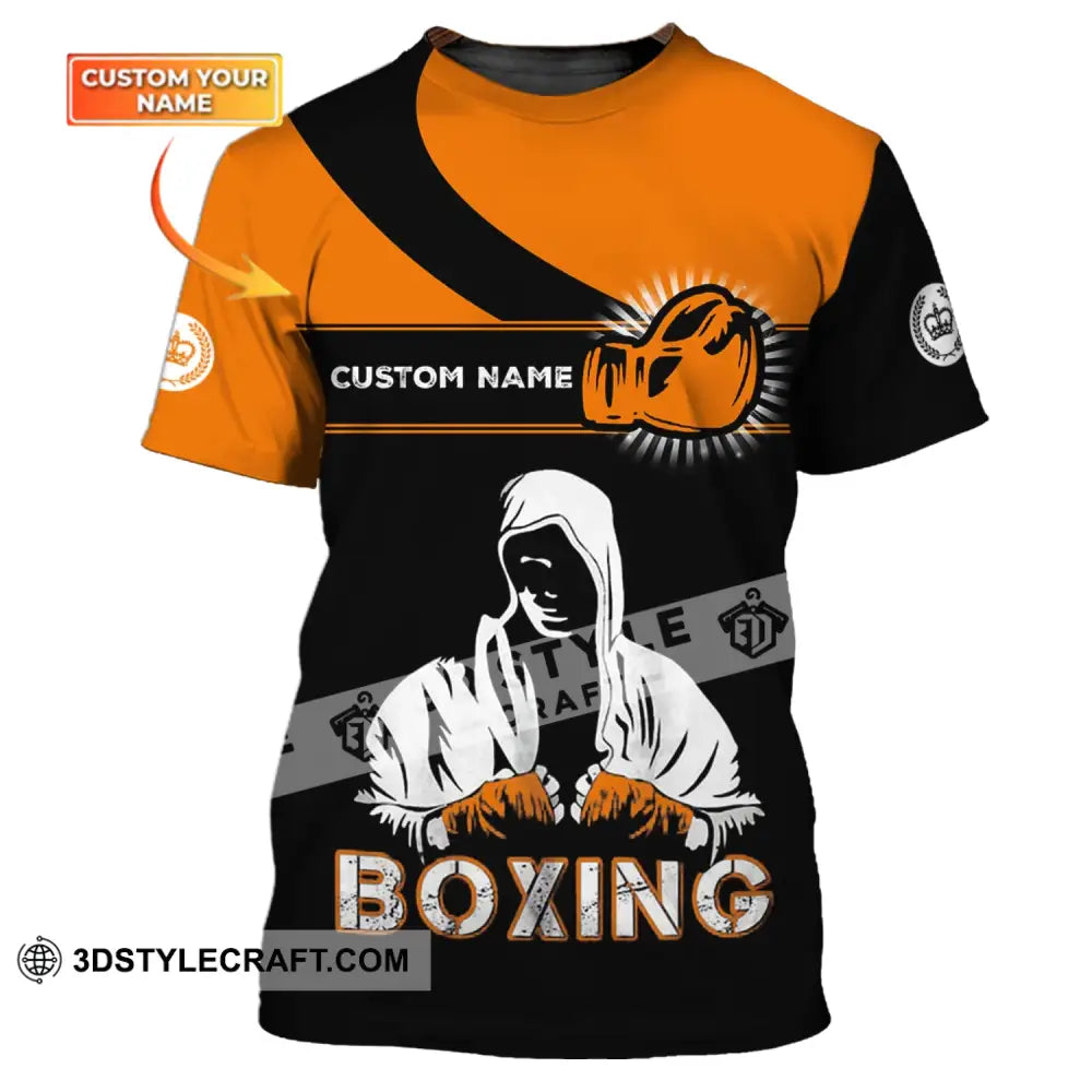 Unisex Shirt - Custom Name Boxing Gift For Lover T-Shirt