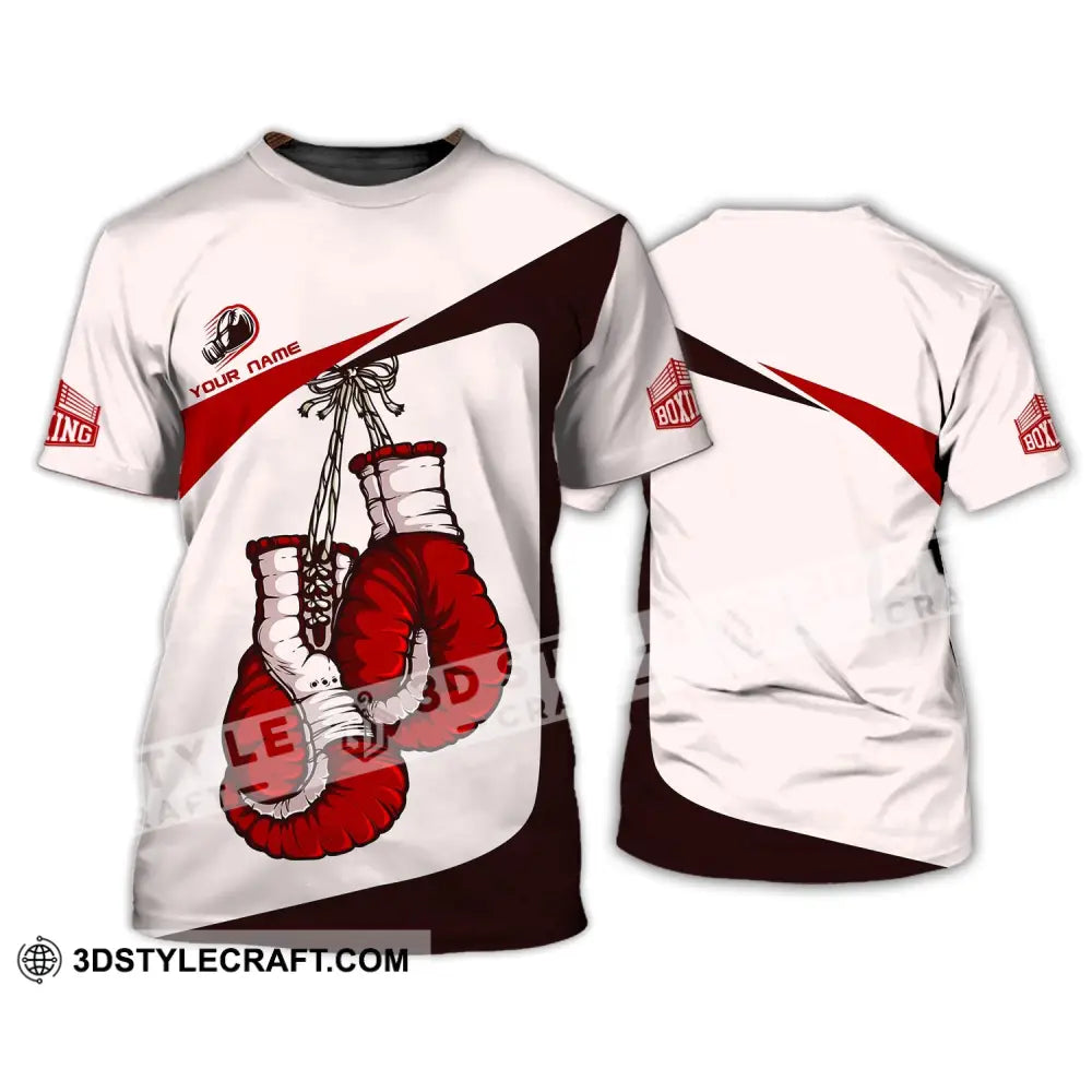 Unisex Shirt - Custom Name Boxing Lover T-Shirt / S T-Shirt