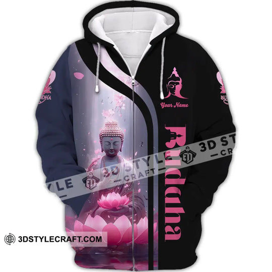 Unisex Shirt, Custom Name Buddha Shirt, Buddha Polo Long Sleeve, Buddhist T-Shirt style option 3