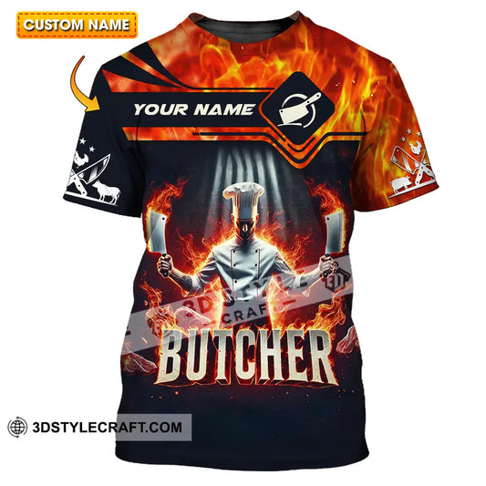 Unisex Shirt - Custom Name Butcher T-Shirt