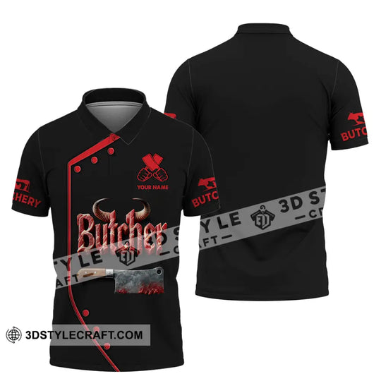 Unisex Shirt, Custom Name Butcher T-Shirt, Butcher Hoodie Long Sleeve Shirt, Butcher Gift style option 4