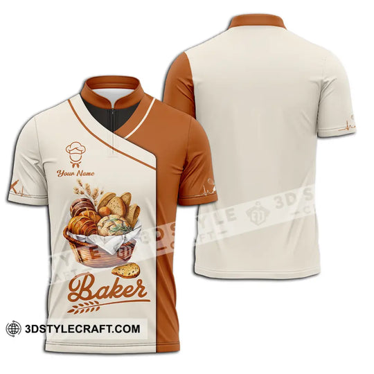 Unisex Shirt - Custom Name Chef Shirt, Bakers Shirt style option 2