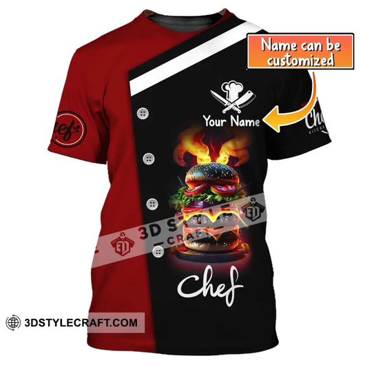 Unisex Shirt Custom Name Chef Chefs Gift Apparel T-Shirt