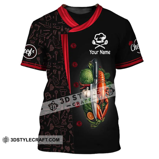 Unisex Shirt, Custom Name Chef Shirt, Chefs Custom Gift, Chef Apparel style option 2