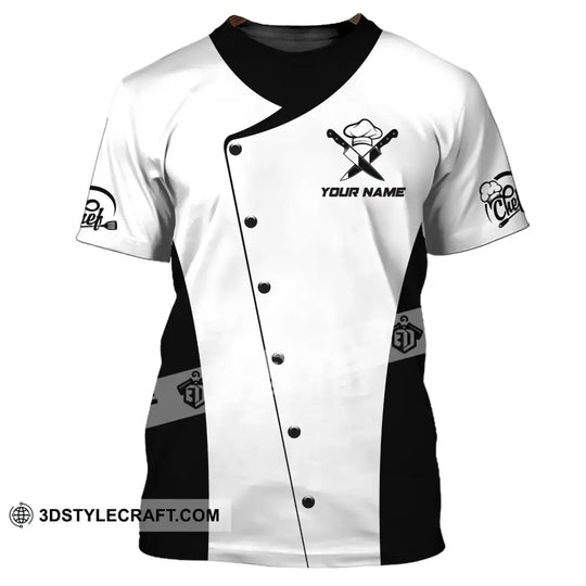 Unisex Shirt - Custom Name Chef Shirt, Classic Chef Shirt style option 2