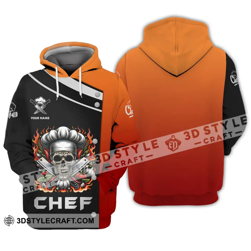 Unisex Shirt Custom Name Chef For Chefs Apparel Gift Cooking Lovers Hoodie / S T-Shirt