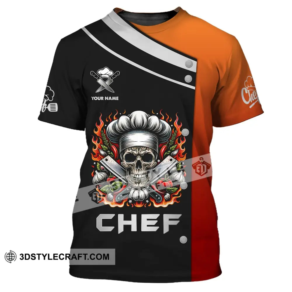 Unisex Shirt Custom Name Chef For Chefs Apparel Gift Cooking Lovers T-Shirt / S