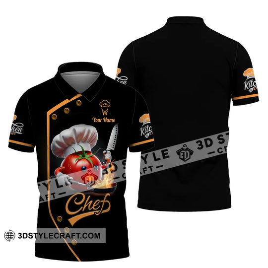 Unisex Shirt, Custom Name Chef Shirt, Chef Gift style option 4