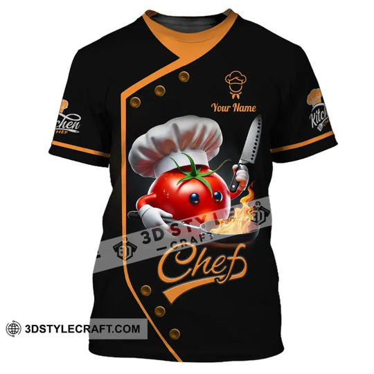 Unisex Shirt, Custom Name Chef Shirt, Chef Gift style option 2