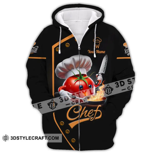 Unisex Shirt, Custom Name Chef Shirt, Chef Gift style option 3