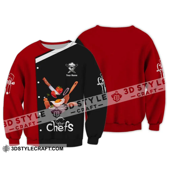 Unisex Shirt, Custom Name Chef Shirt, Chef Hoodie, Chef Polo, Gift for Cooking Lovers style option 4