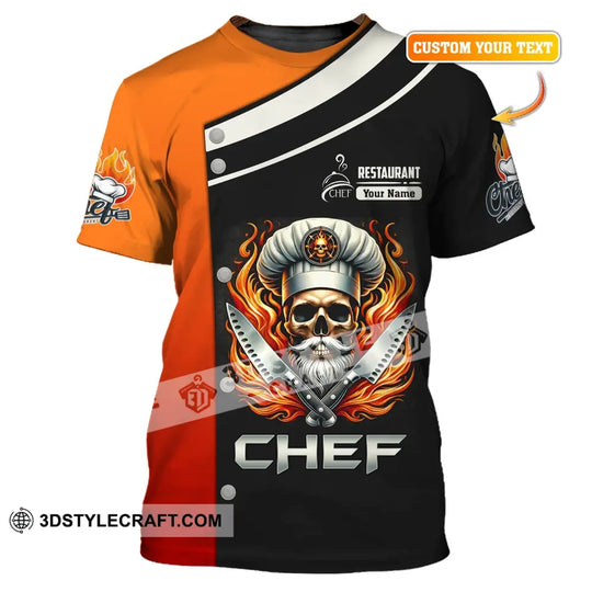 Unisex Shirt, Custom Name Chef Shirt, Chef Restaurant, Chef Polo Long Sleeve, Gift for Chefs style option 1