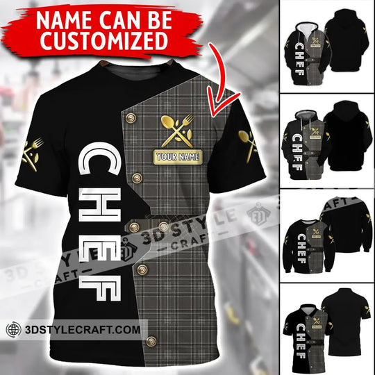 Unisex Shirt, Custom Name Chef T-shirt, Cooking Lover Shirt, Chef Hoodie, Cooking Apparel style option 2