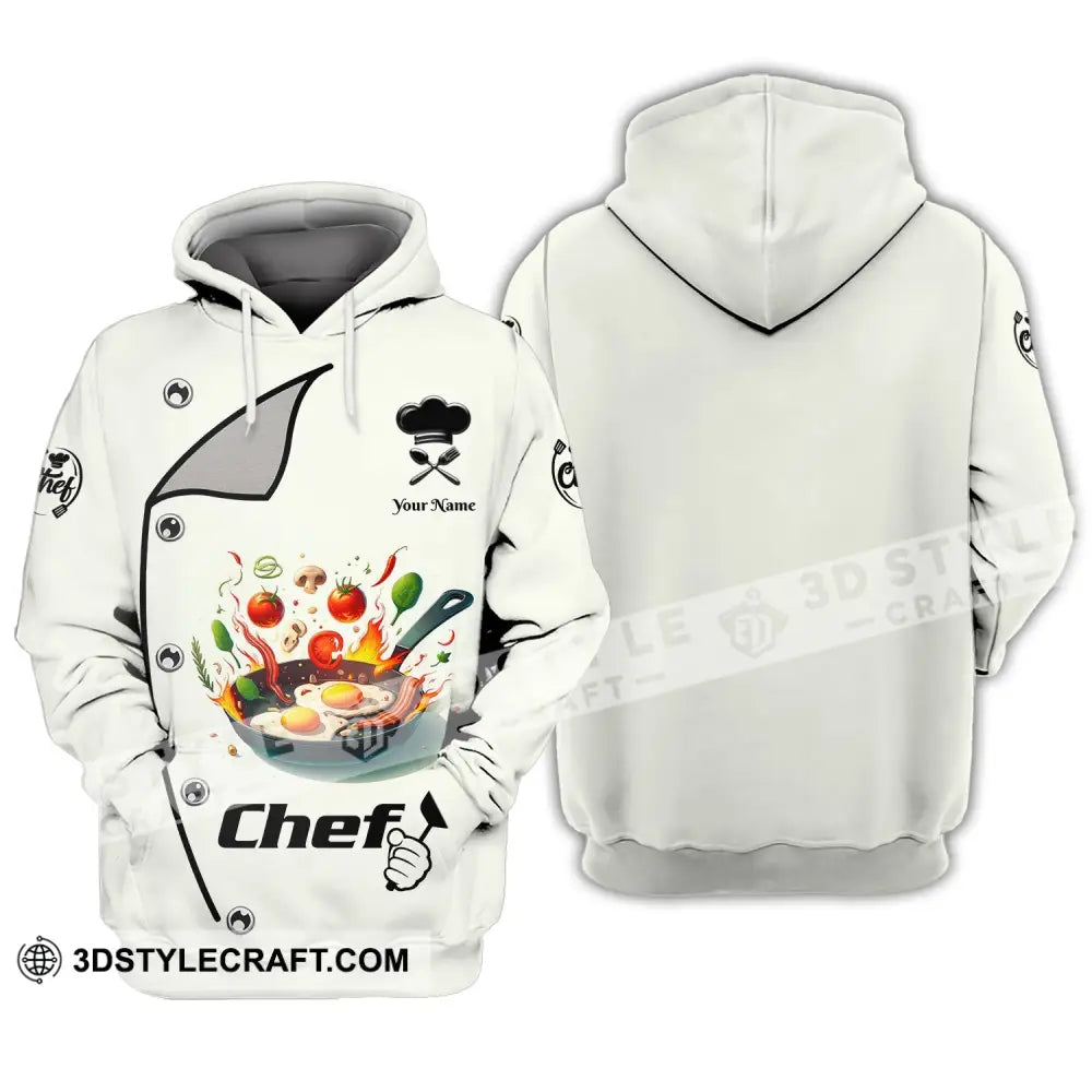 Unisex Shirt Custom Name Chef T-Shirt Hoodie Gift For Cooking Lovers / S T-Shirt