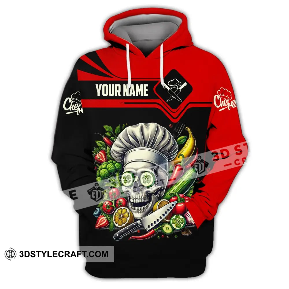 Unisex Shirt Custom Name Chef T-Shirt Hoodie Long Sleeve / S T-Shirt