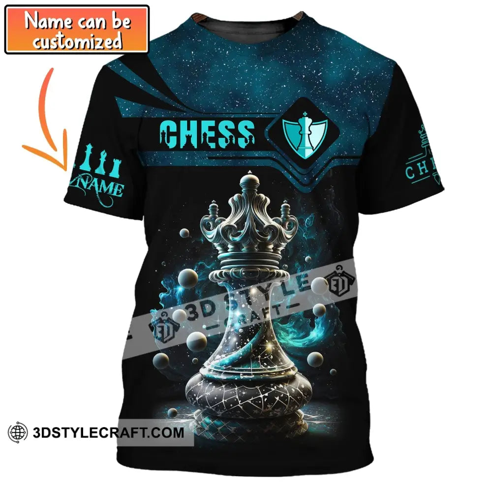 Unisex Shirt Custom Name Chess T-Shirt Player Club Checkmate