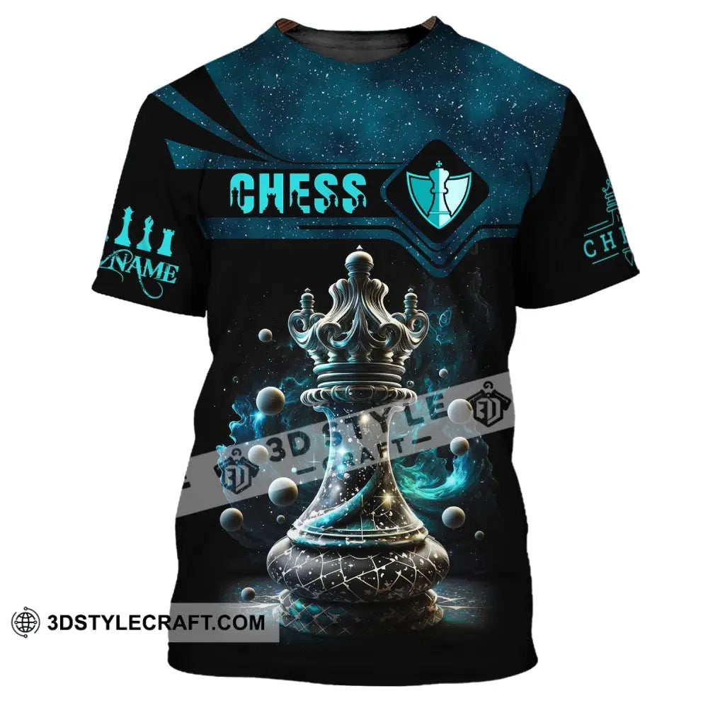 Unisex Shirt Custom Name Chess T-Shirt Player Club Checkmate / S