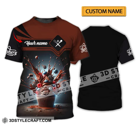 Unisex Shirt - Custom Name Chocolate Cake Shirt style option 1