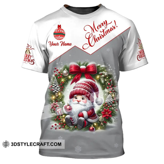 Unisex Shirt, Custom Name Christmas Shirt, Christmas Polo Long Sleeve, Merry Christmas T-Shirt style option 2