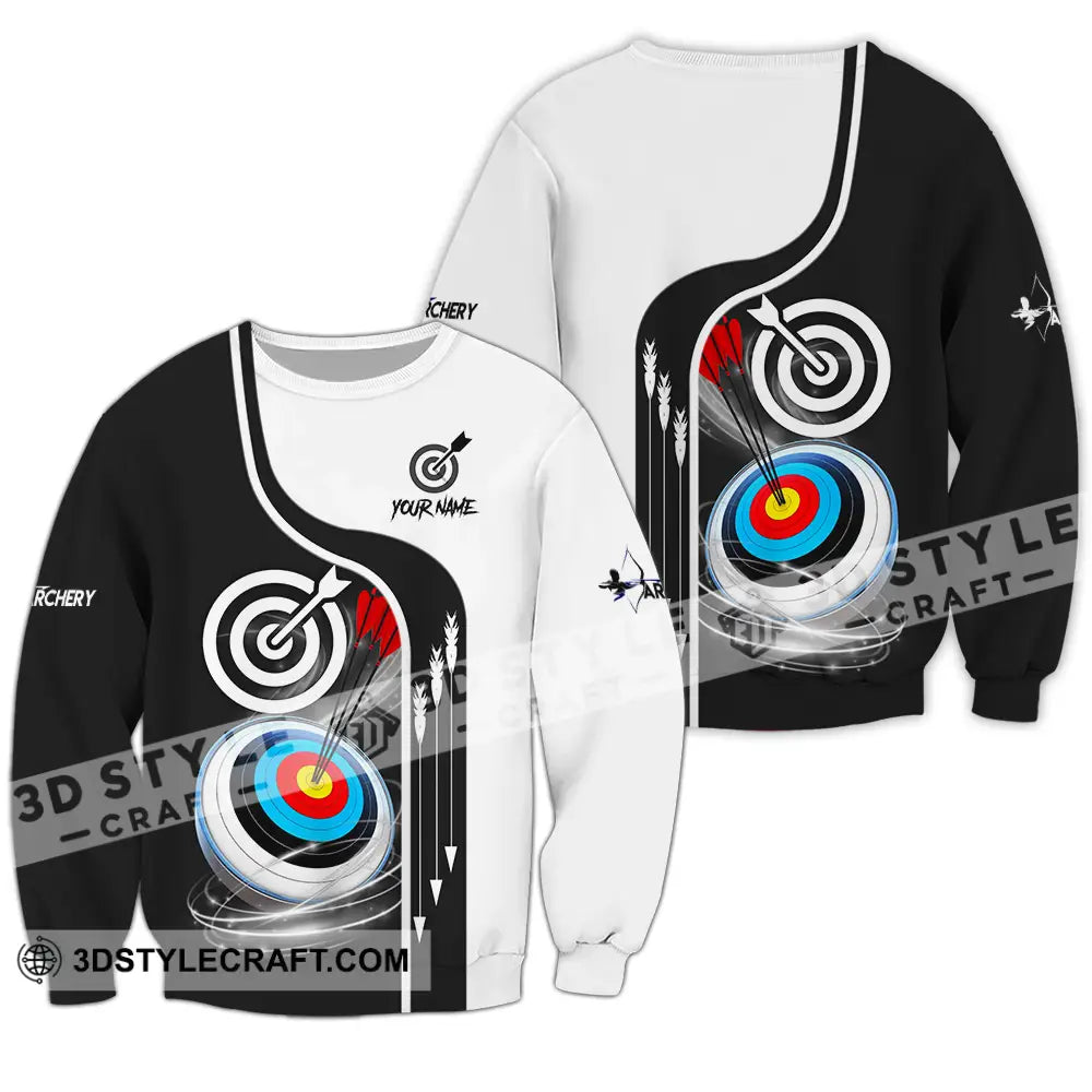 Unisex Shirt - Custom Name Color Sport Archery Classic Long Sleeve / S T-Shirt