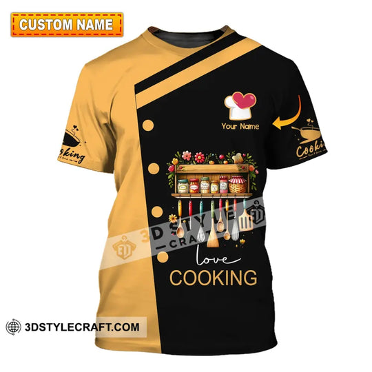 Unisex Shirt - Custom Name Shirt Cooking style option 1