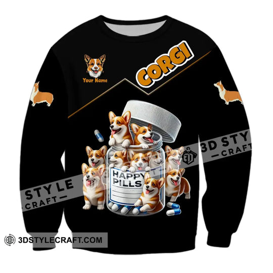 Unisex Shirt - Custom Name Corgi Lover Shirt style option 4
