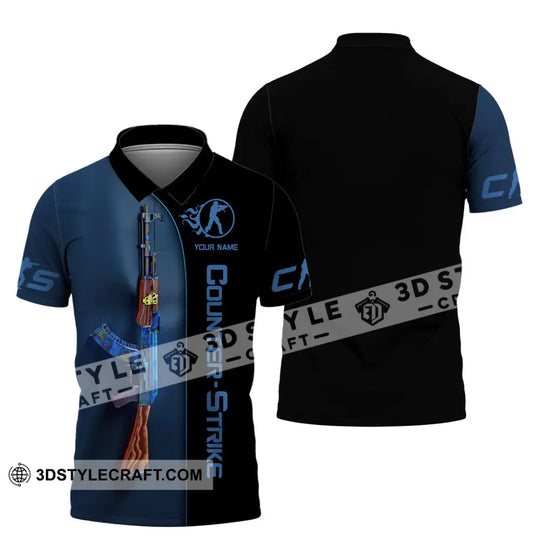 Unisex Shirt, Custom Name Counter Strike Game Shirt, Counter Strike Game T-Shirt, Gamer Gift style option 4