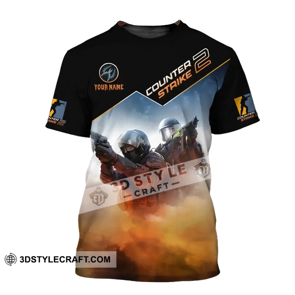 Unisex Shirt - Custom Name Counter Strike T-Shirt / S T-Shirt