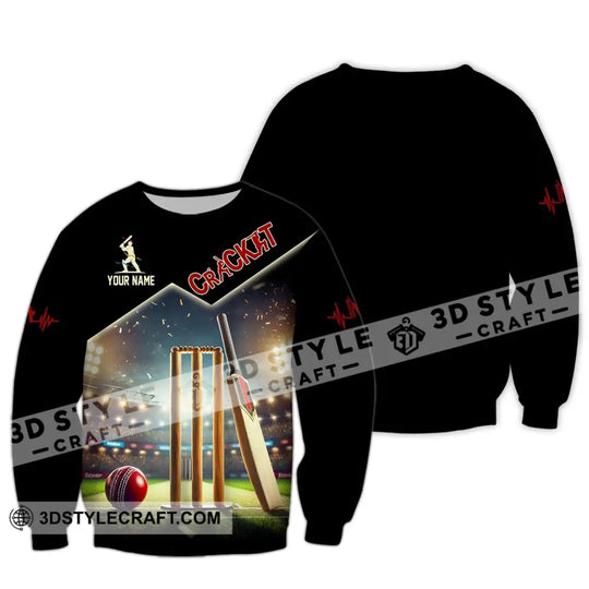 Unisex Shirt, Custom Name Cricket Shirt, Cricket Club Uniform, Cricket Hoodie T-Shirt style option 4
