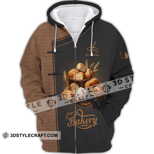 Unisex Shirt - Custom Name Dark 3D Shirt For Bakery style option 4
