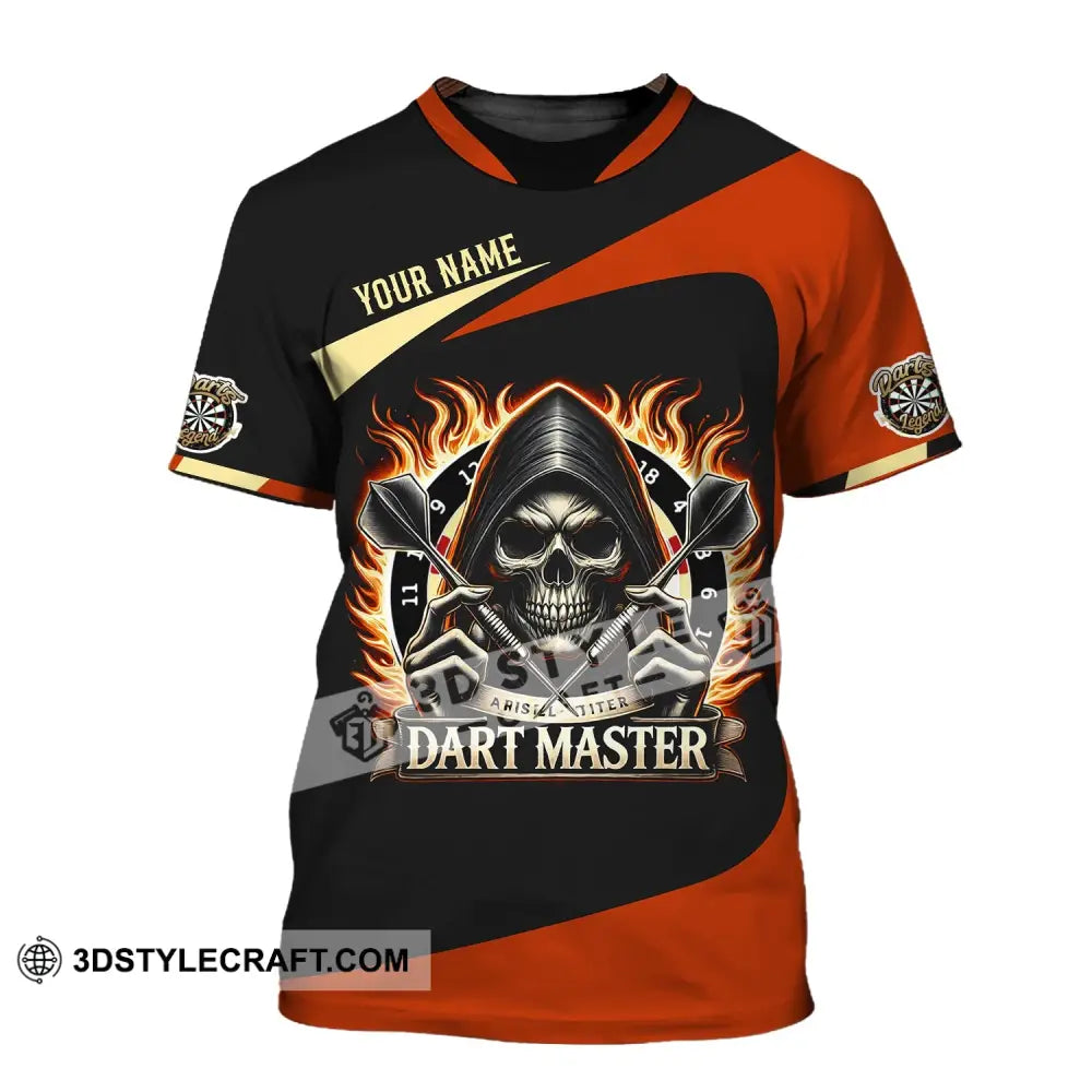 Unisex Shirt - Custom Name Dart Master T-Shirt / S T-Shirt