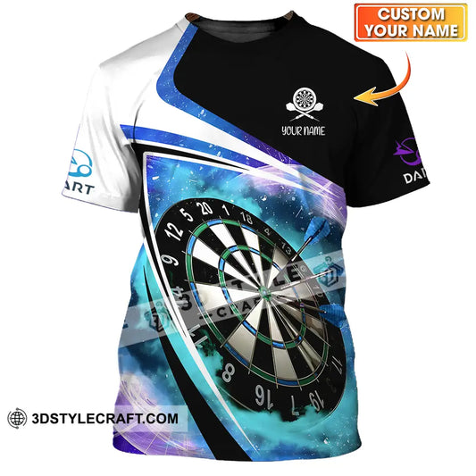 Unisex Shirt - Custom Name Darts Galaxy T-Shirt