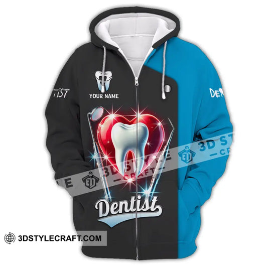 Unisex Shirt, Custom Name Dentist Shirt, Dental T-Shirt, Gift for Dentist Shirt style option 3