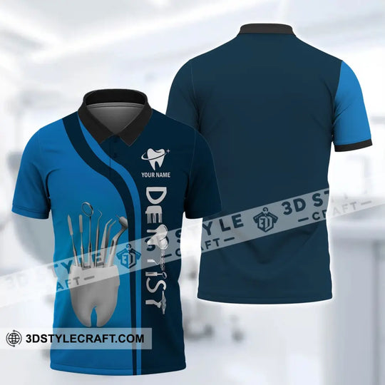 Unisex Shirt - Custom Name Dentist T-Shirt - Personalized Dentist Polo Shirt - Gift For Dentists style option 4