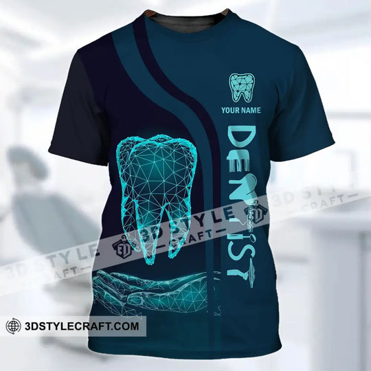 Unisex Shirt - Custom Name Dentist T-Shirt - Personalized Dentist Zipper Hoodie - Gift For Dentists style option 2